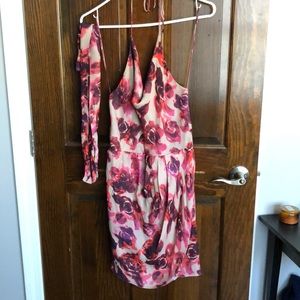 Haute Hippie rose print halter dress